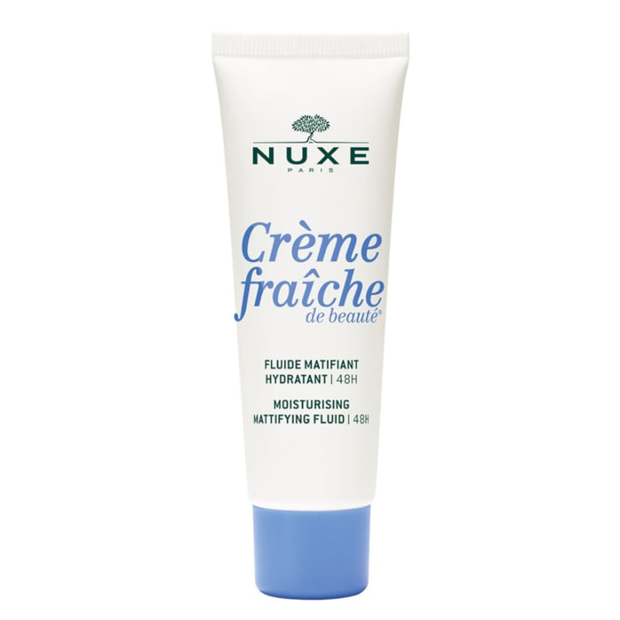 Crème fraîche de beauté®  - Fluide Matifiant Hydratant 48h - Peaux mixtes - 50ml