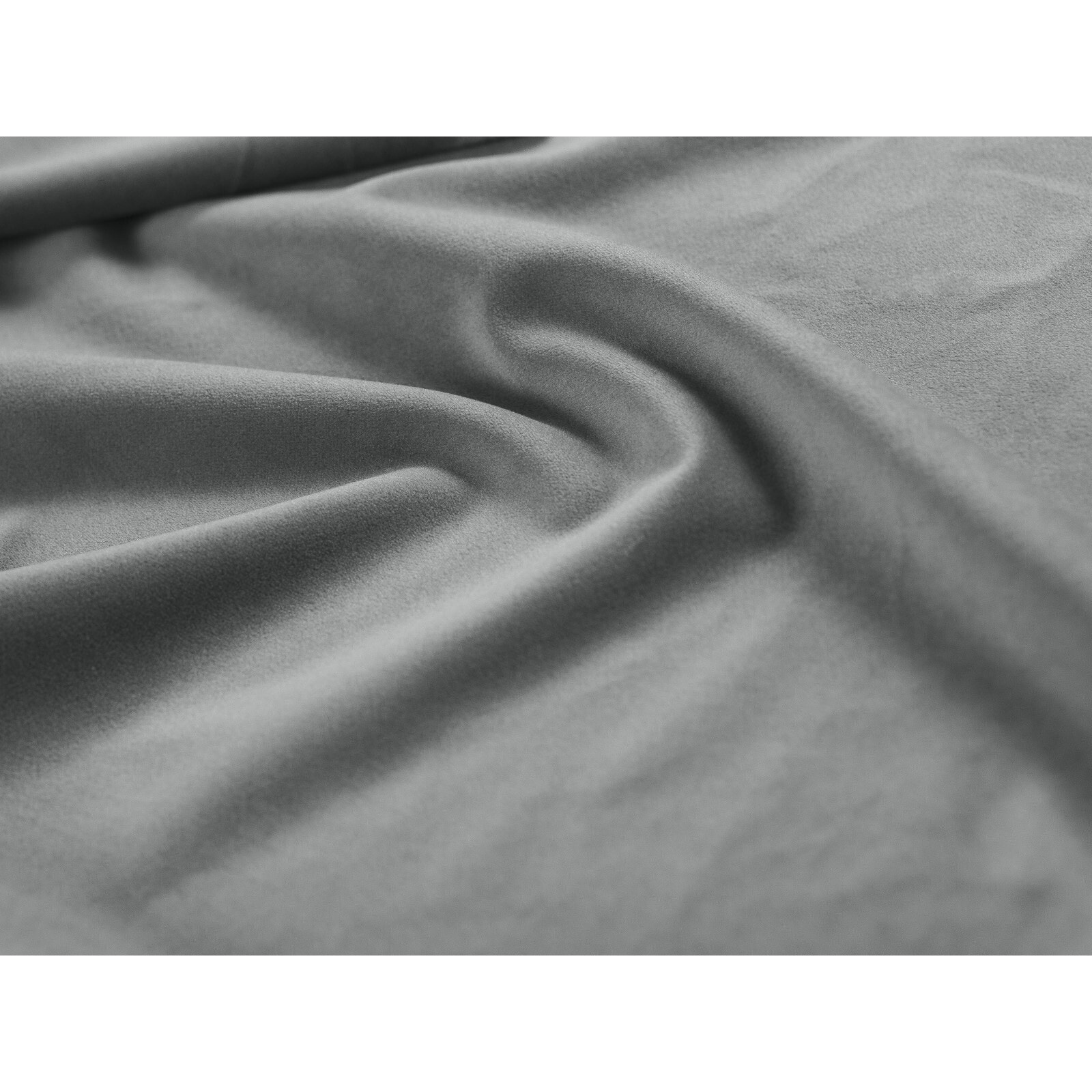 Canapé convertible avec coffre de rangement "Vermont" 3 places en velours gris clair