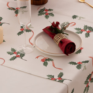 Chemin de table RIBBON ROUGE