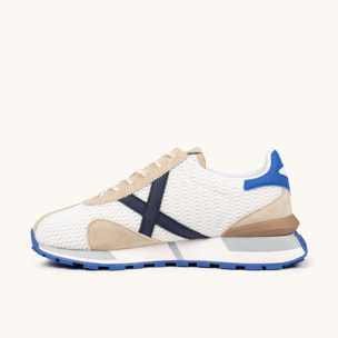 Zapatilla Retro con Rejilla y Piel MUNICH SAPPORO CLUB 200