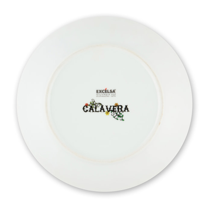 Servizio piatti 18 pezzi Excelsa – Calavera, Porcellana Multicolore