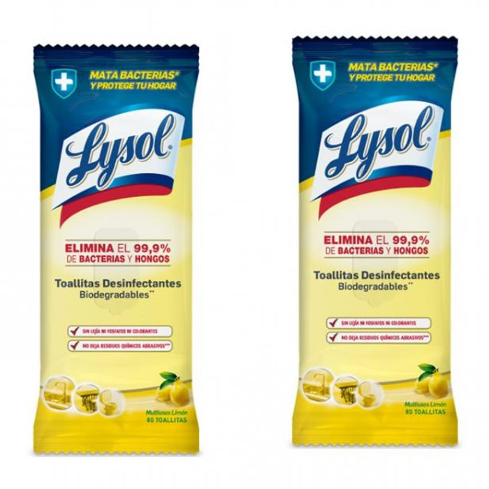 LYSOL TOALLITAS 80 PC