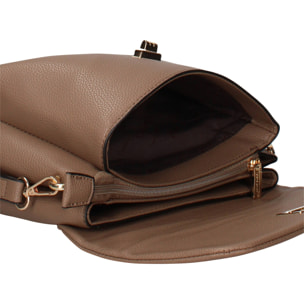 Borsa a spalla da donna - Modello Lisandra Pro - Pelle vegana PU - 25.0 x 17.0 x 10.0 cm