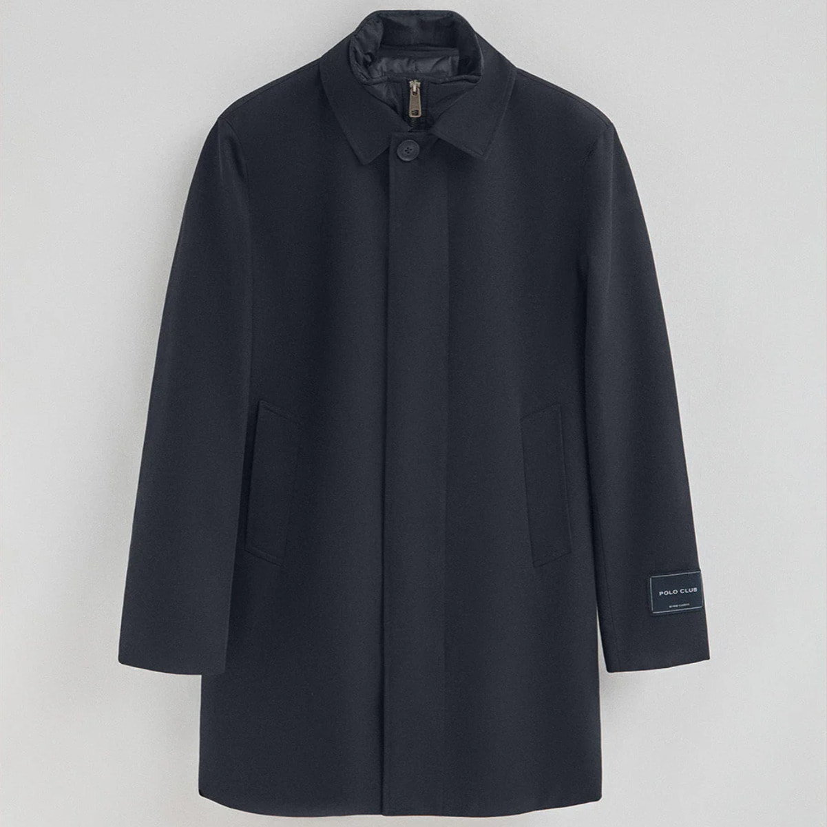 Chaqueta Jefrey azul marino con logo Polo Club