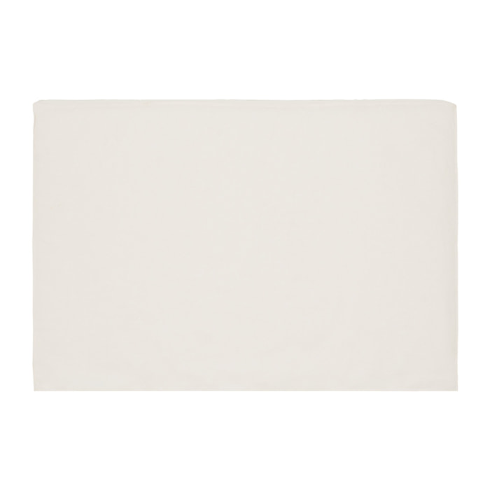 Cabecero tapizado desenfundable de lino blanco en varias medidas