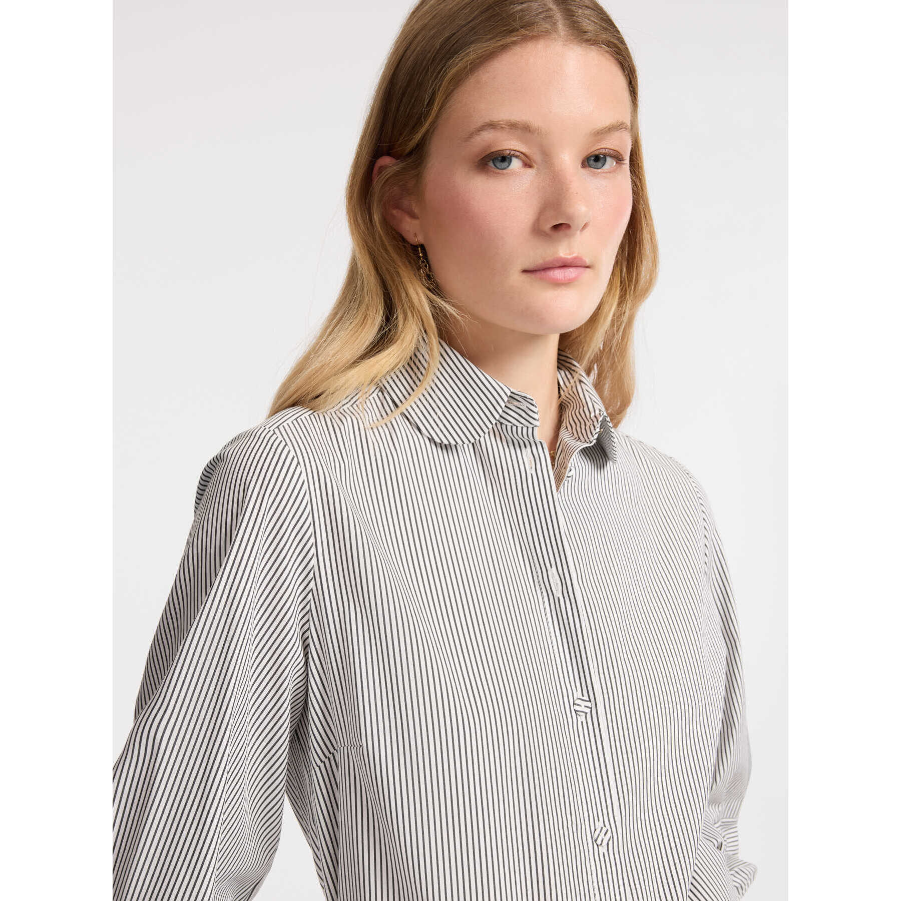 Elena Mirò - Camisa de rayas - Negro