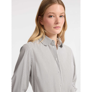 Elena Mirò - Camisa de rayas - Negro