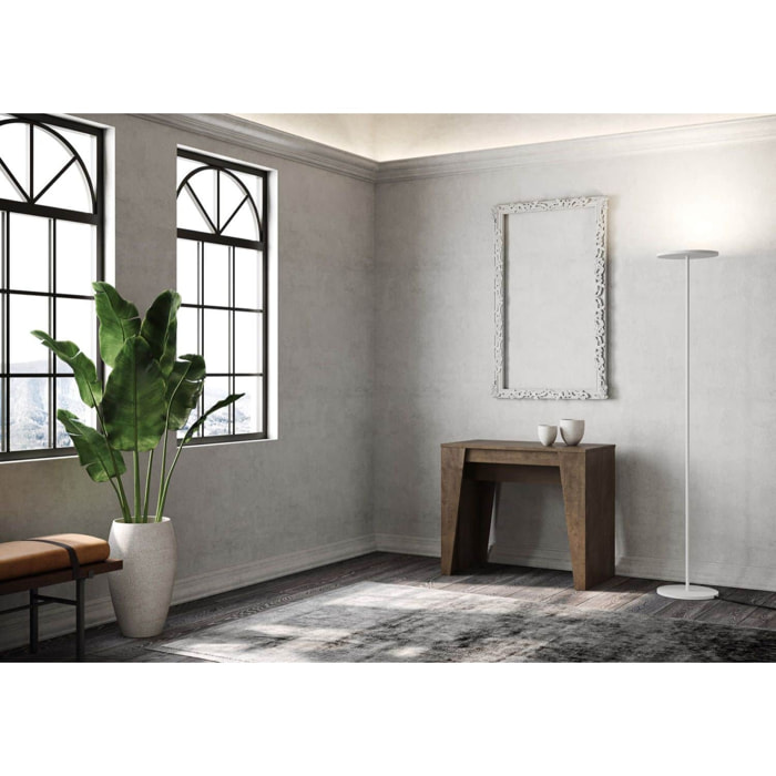 Consolle allungabile 90x48/204 cm Anvar Small Noce