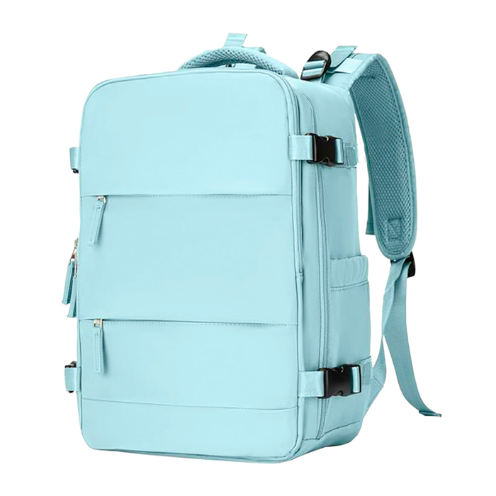 Zaino da cabina da viaggio di grande capacità con multicompartimento (scarpe, vestiti, laptop).