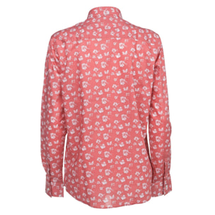 Camicia LADY LAW fiore rosa