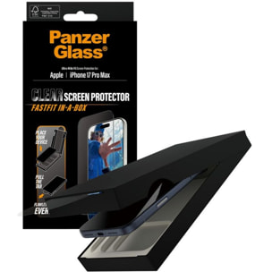 Protège écran PANZERGLASS iPhone 17 Pro Max verre Pose facile