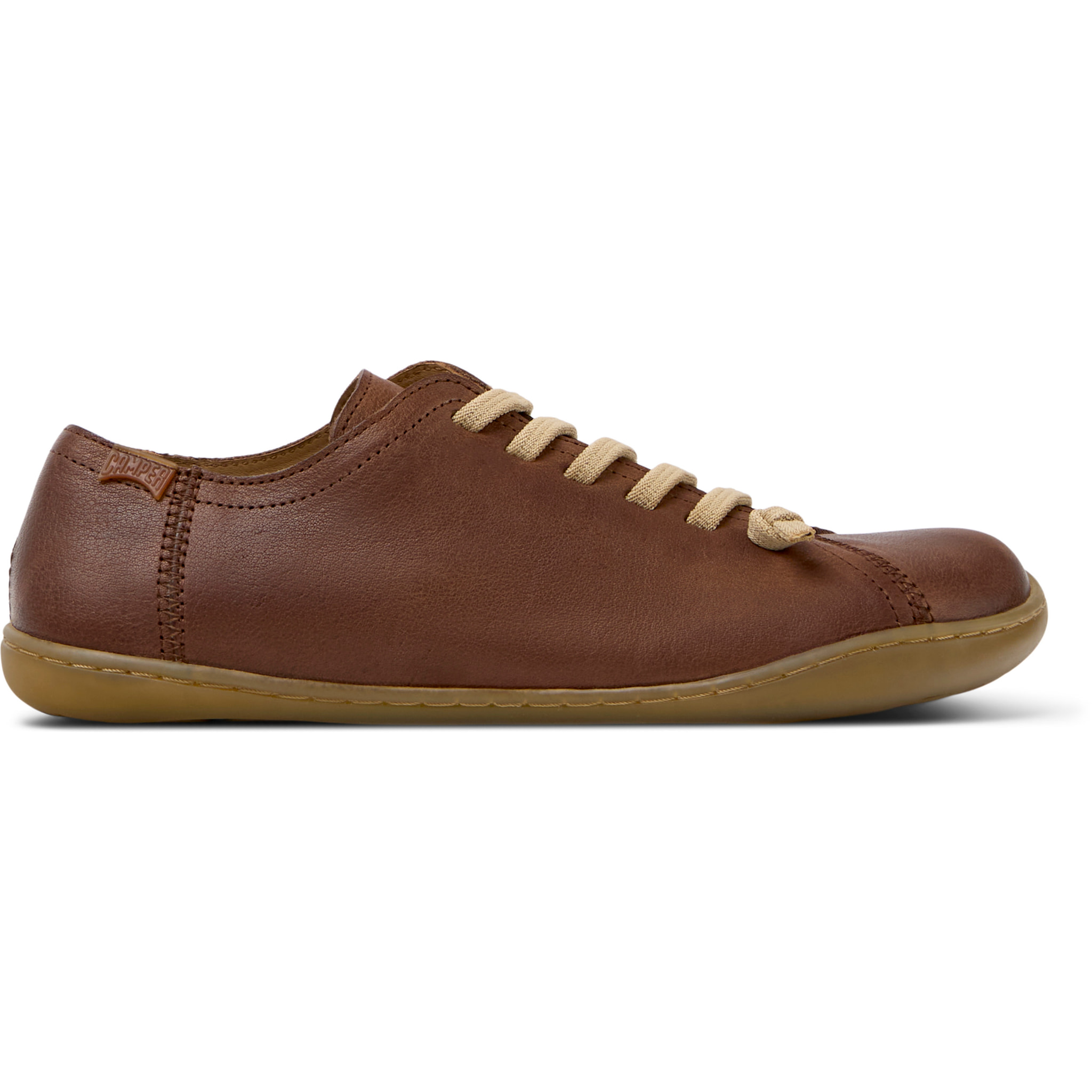 Zapatillas - CAMPER Peu Cami - Marron - Cuero liso