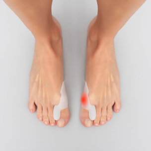 Pack Almohadillas Metatarsianas de Gel de Silicona y Corrector Protector de Silicona para Juanetes InnovaGoods