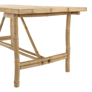 VITAL - Table à manger en bambou 180x80cm