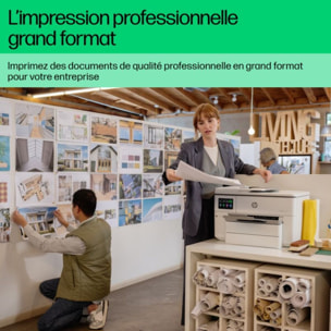 Imprimante jet d'encre HP OfficeJet Pro 9730e éligible Instant Ink