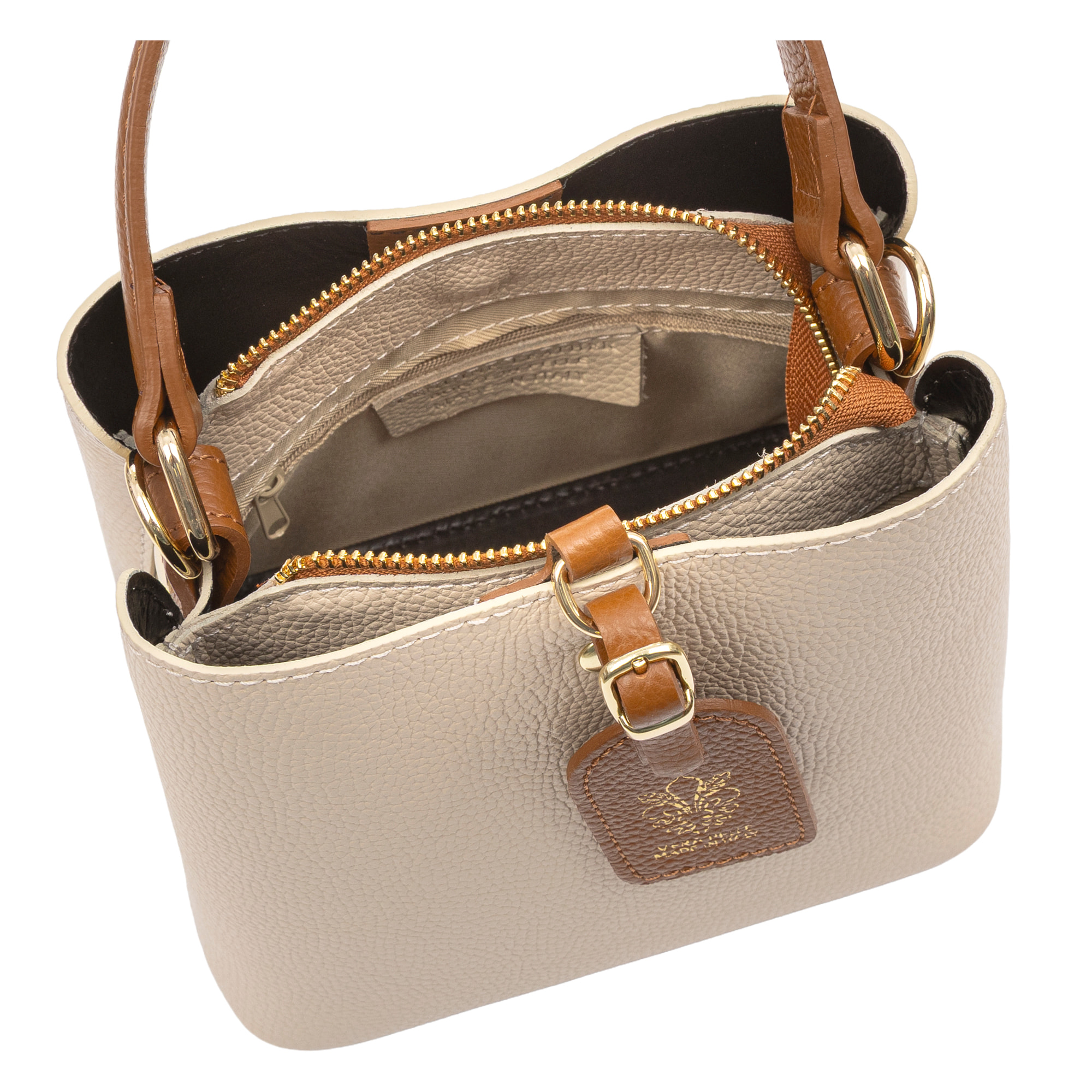 Bernate Bolso de mano Mujer. Piel auténtica Dollaro.