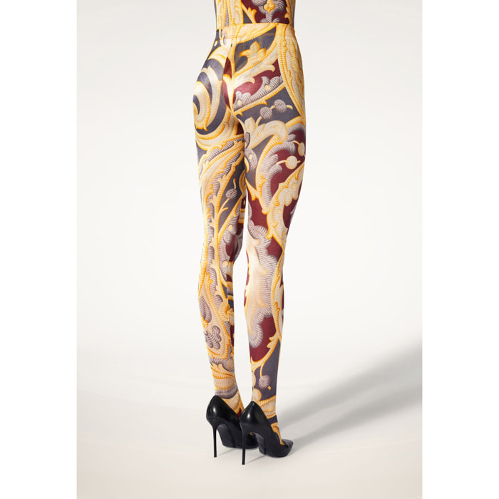 Collant Paisley Baroque Tights