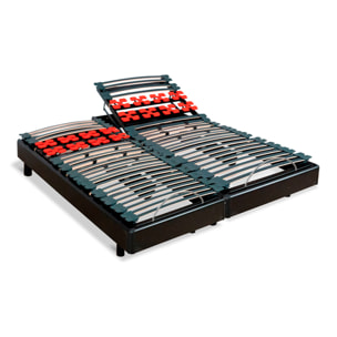 Ensemble Matelas Absolu & Sommier Électrique Bodyssoft, 21 cm, Mémoire de Forme, Technologie Hybride Lattes & Plots, Confort Personnalisé, Soutien Équilibré