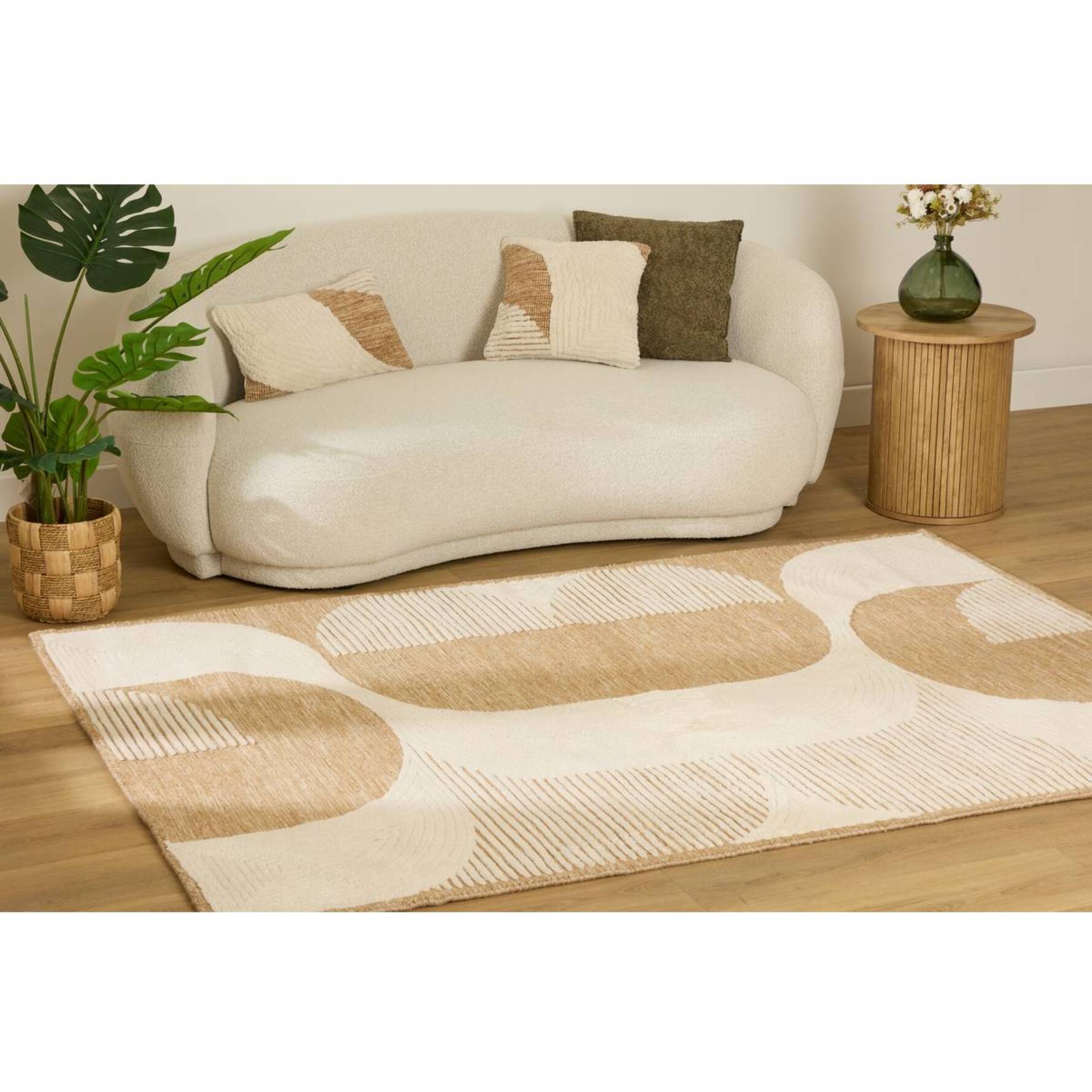 Tapis Loomia rectangulaire 160x230cm géométrique