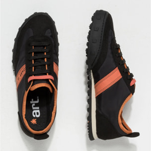 Zapatillas 1109 NYLON BLACK-ORANGE/CROSS SKY color Black-orange