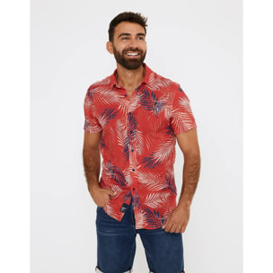 Camisa Manga Corta Tropical - Levin