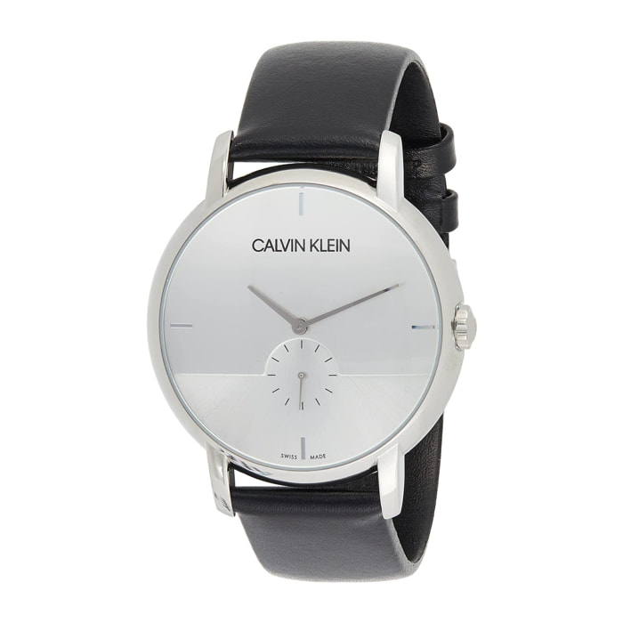 Orologio Calvin Klein ESTABILISHED Vera Pelle Nero