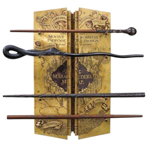 Harry Potter Porta Bacchette 4 Posti Mappa Del Malandrino 36 Cm Noble Collection