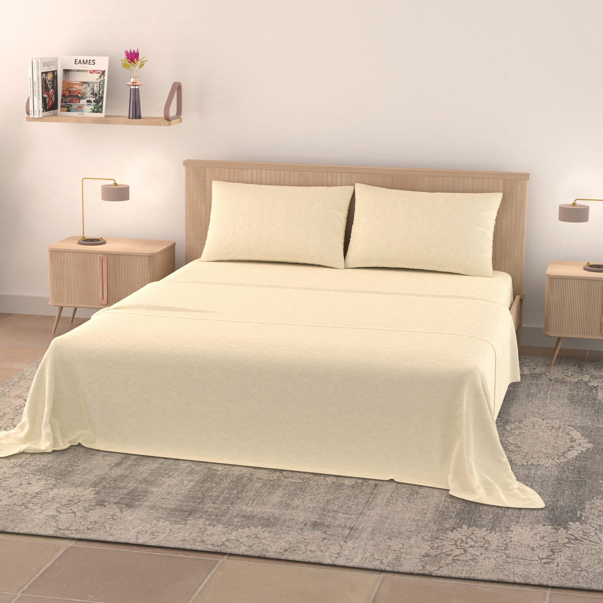 COMPLETO LETTO EVA WATER WASHED, MATRIMONIALE