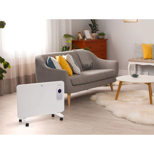 Radiateur électrique 1000W avec contrôle WiFi pour salles de bains