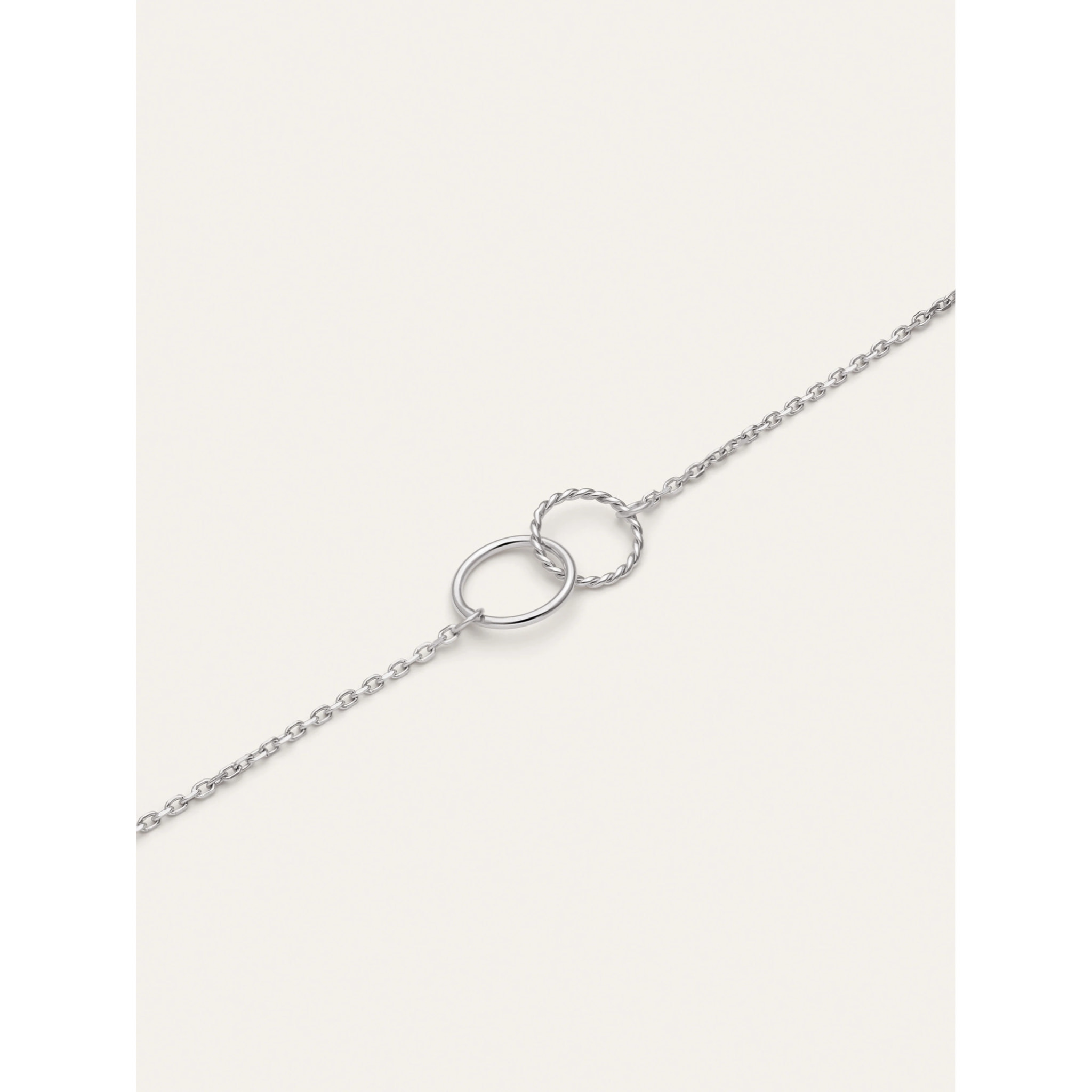 Collar Circles Twist Acero