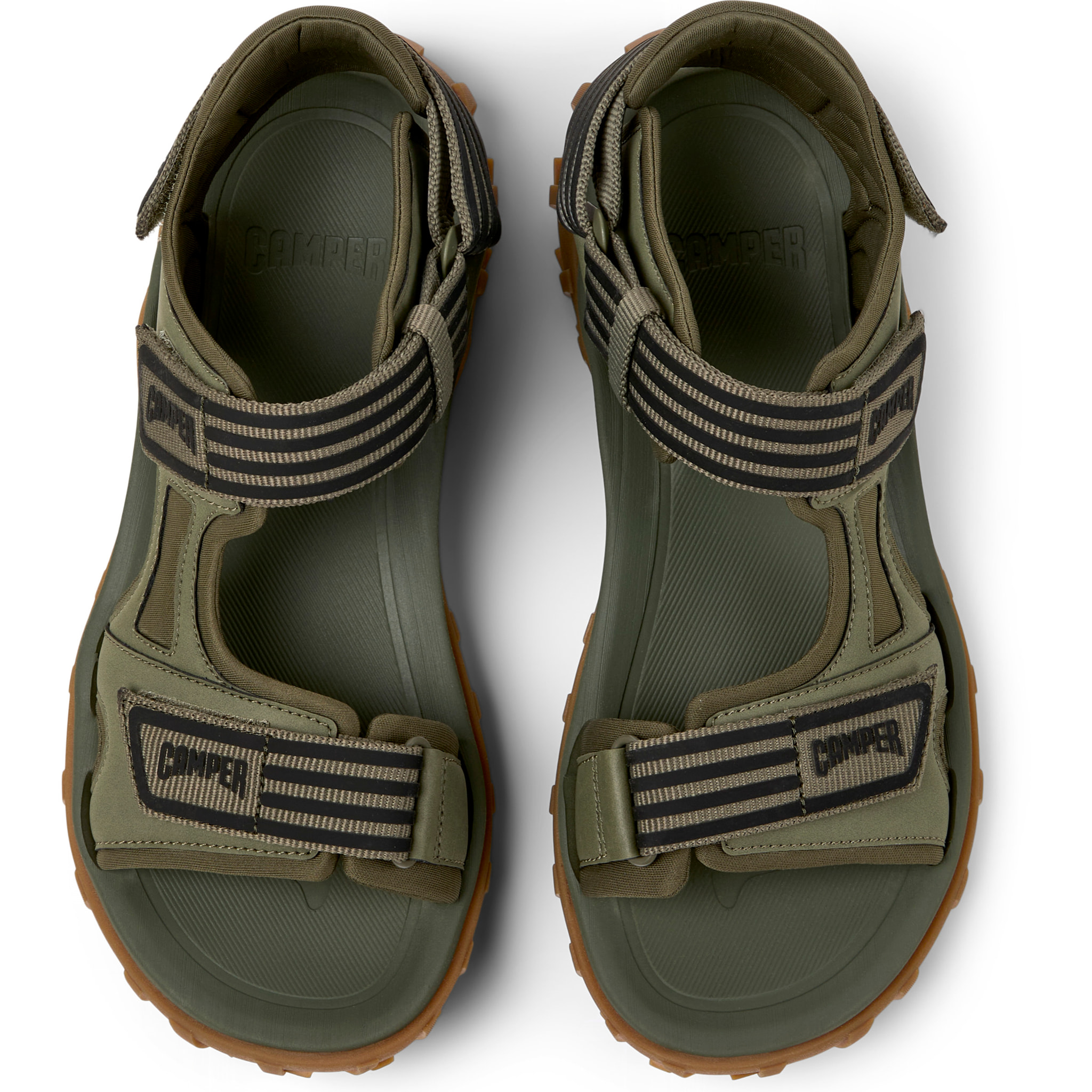 Sandalias - CAMPER Drift Trail Sandal - Verde - Cuero liso