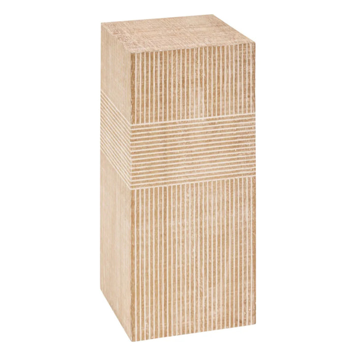 Porte plante "Nilia" blanc froid H70cm