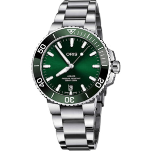 Reloj Oris 4157-07-8-22-05PEB Hombre Analogico Automatico con Correa de Acero inoxidable