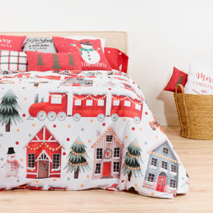 Housse de couette avec clics 100% coton Laponia 12