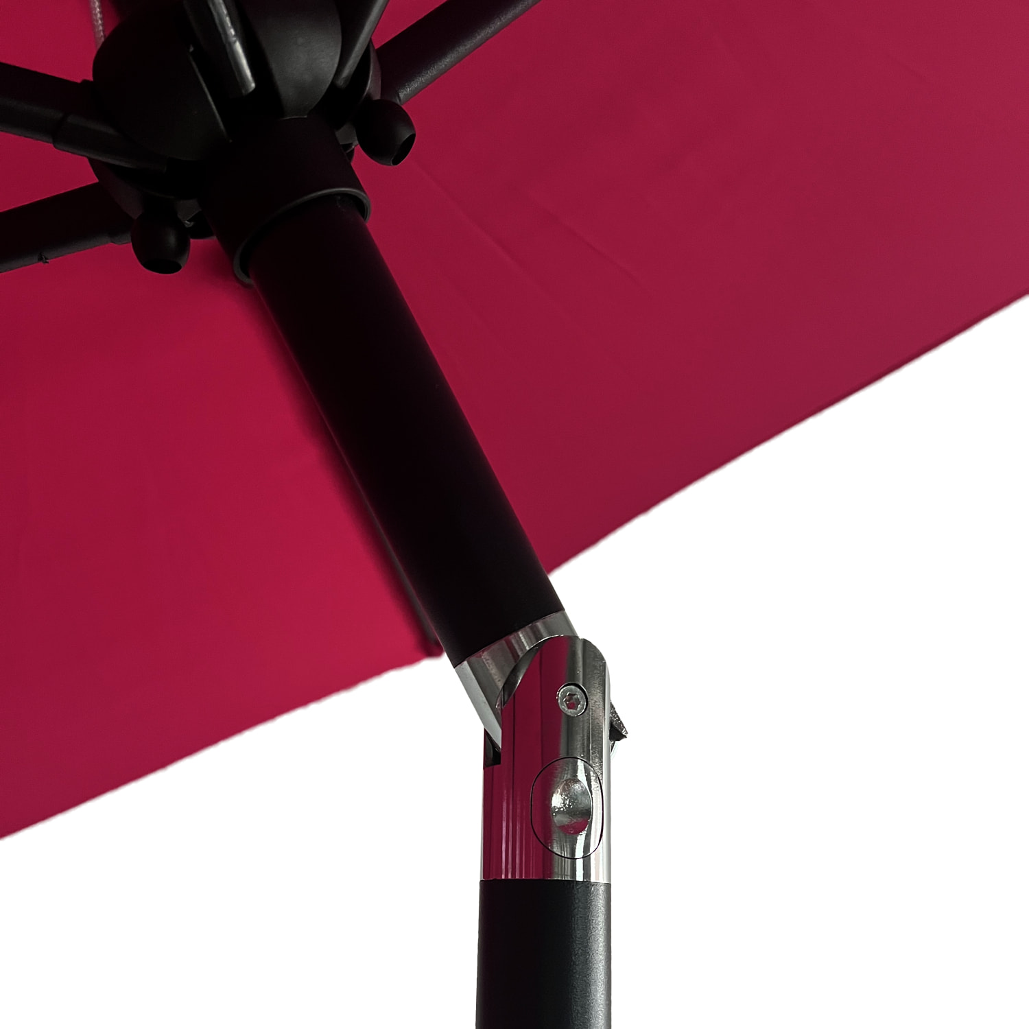Parasol droit HAPUNA rond - Fuchsia