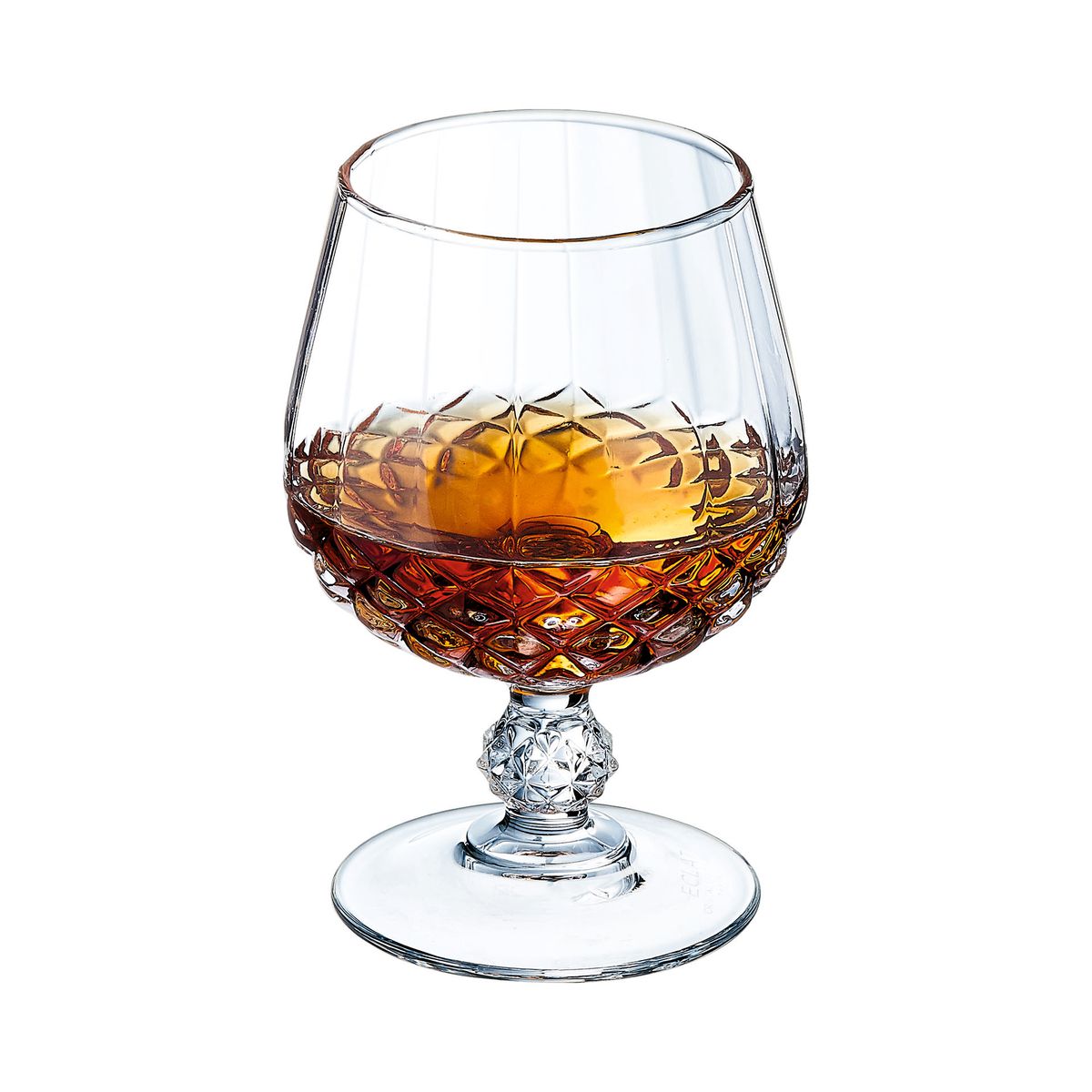 6 verres à Cognac 32cl Longchamp - Cristal d'Arques - Verre ultra transparent au design vintage