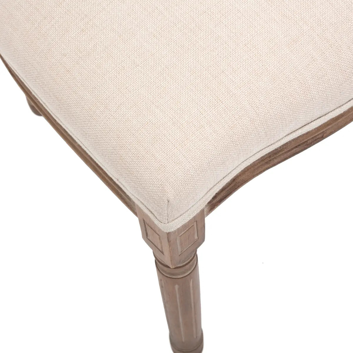 Chaise "Cléon" cannage beige
