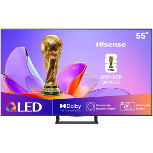 TV QLED HISENSE 55A7Q 2025-55 pouces (139cm)