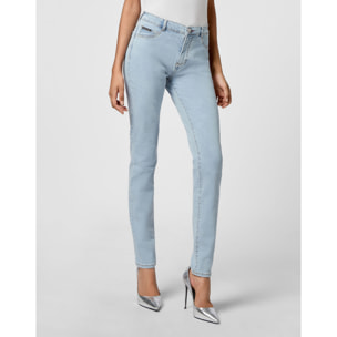 PHILIPP PLEIN Jegging de cintura alta