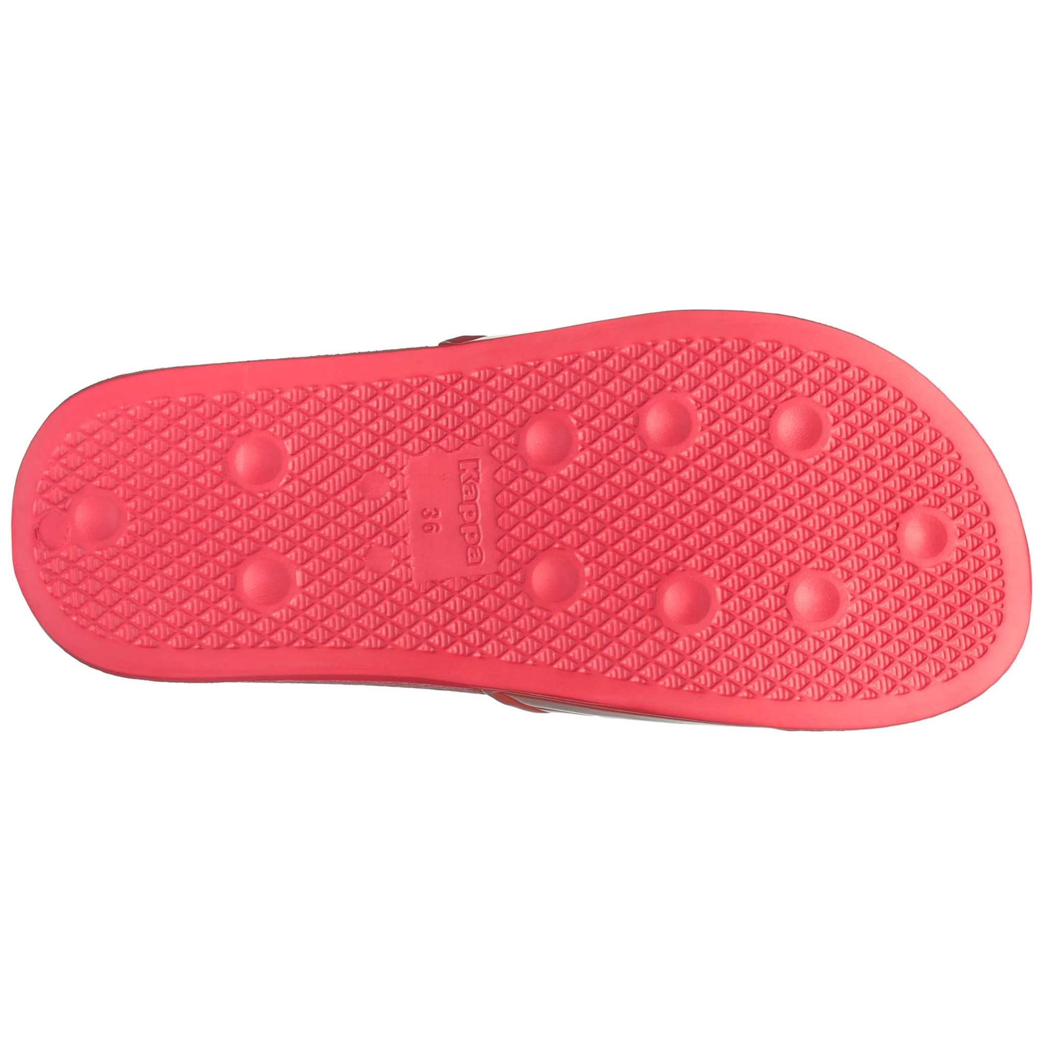 Kappa - Ciabatte Uomo Donna Rosso - Logo Noles