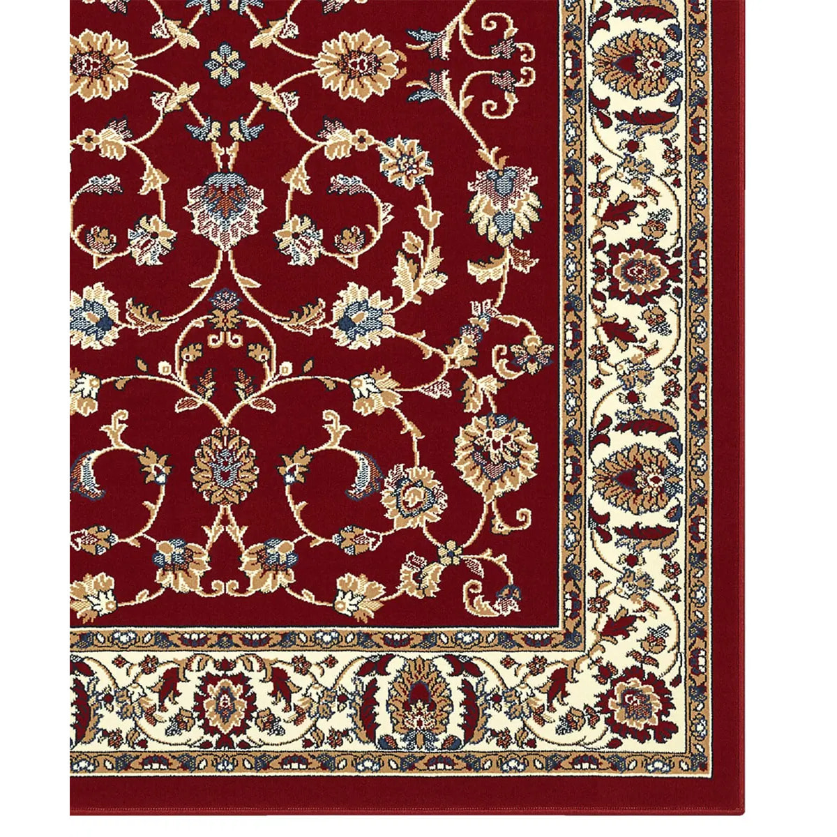 Tappeto Passatoia Corsia Disegno Orientale Rosso