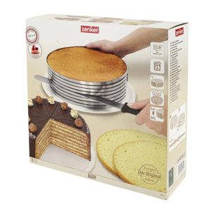 Cercle à pâtisserie pour trancher les gâteaux en étages 26 à 28 cm Zenker Smart Pastry