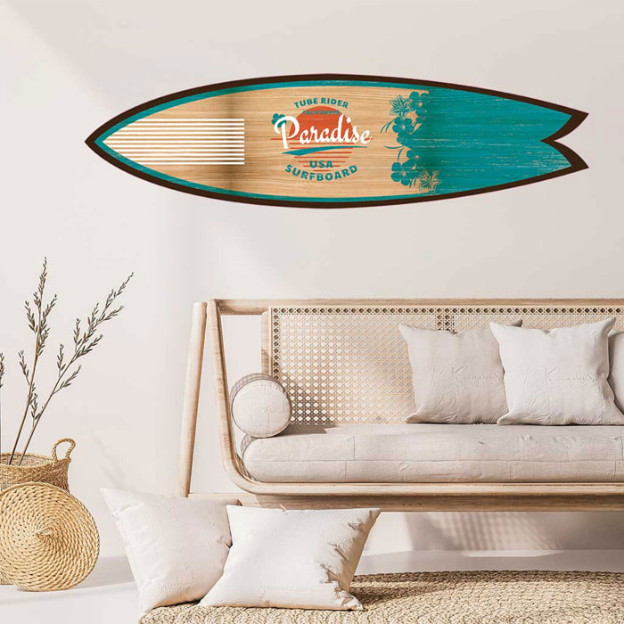 Planche de surf décorative tube rider Tableau alu Dibond