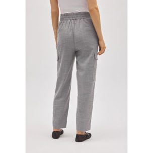 Pantaloni cargo grigi casual