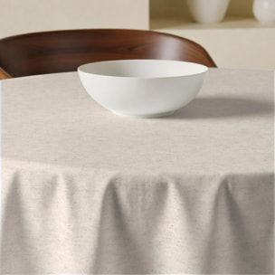 Nappe ronde en résine anti-taches Levante 101