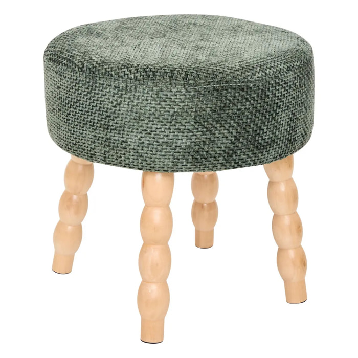 Tabouret Spolo vert cèdre