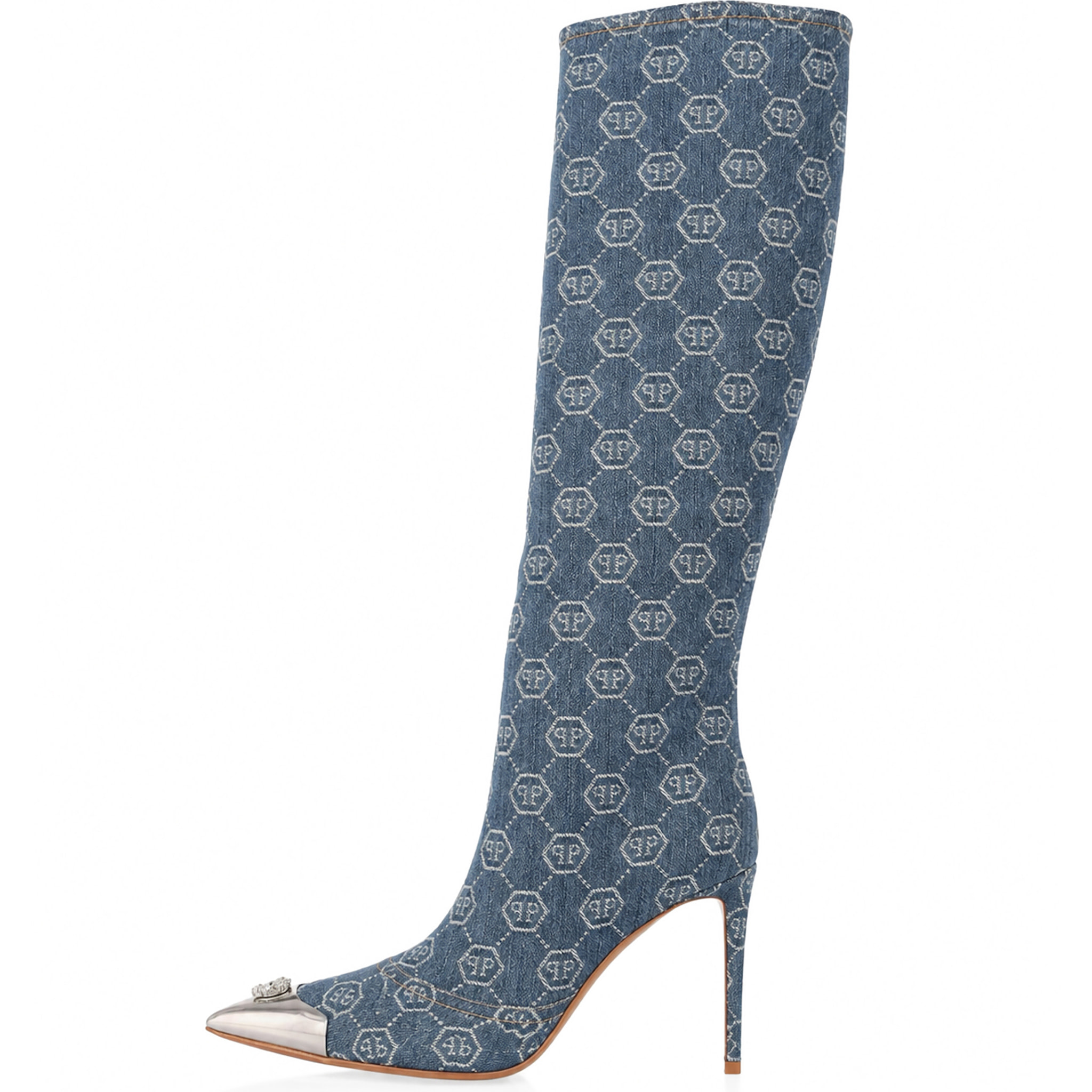 PHILIPP PLEIN Botines de tacón alto MONOGRAM