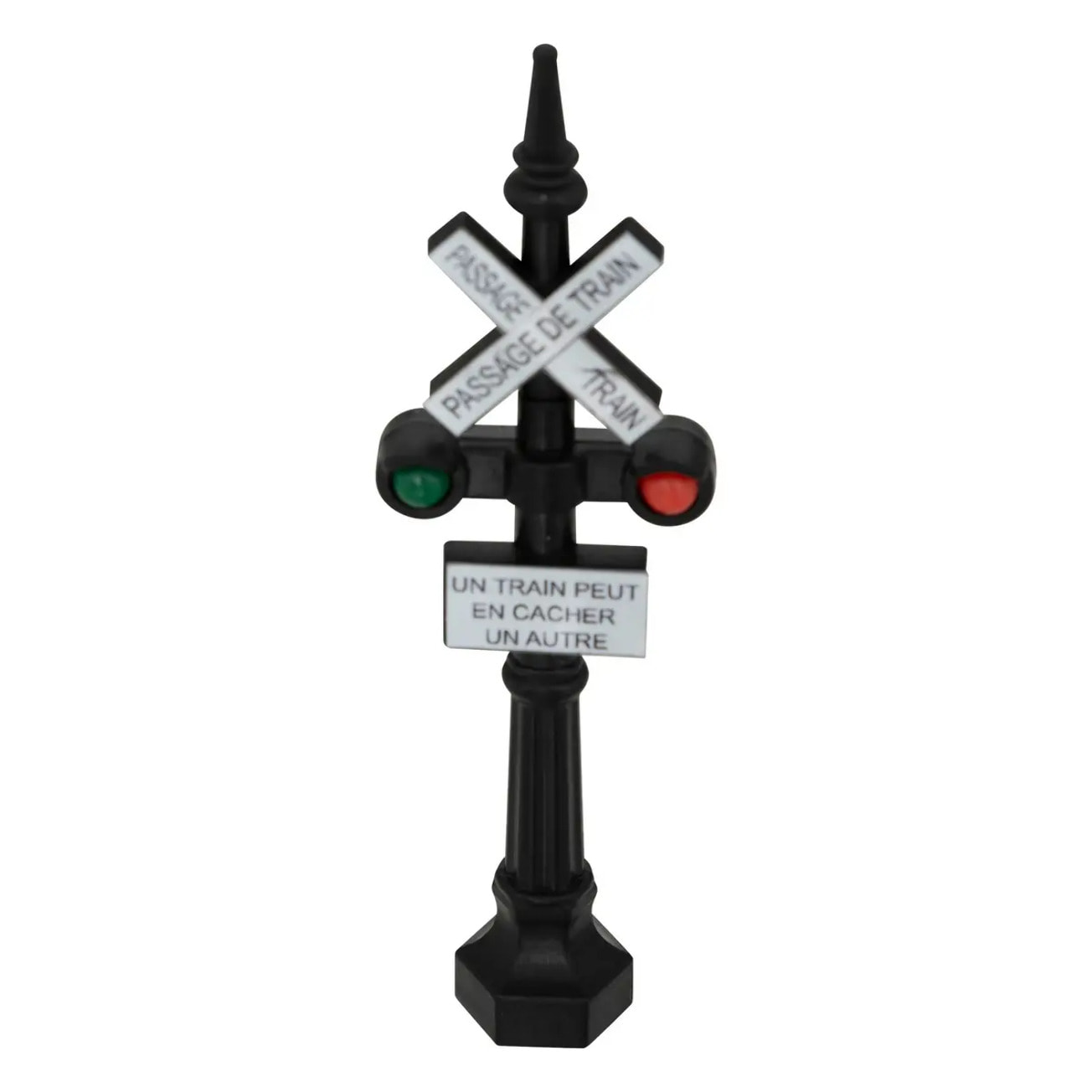 Lot de 2 accessoire village signalisation H.9cm