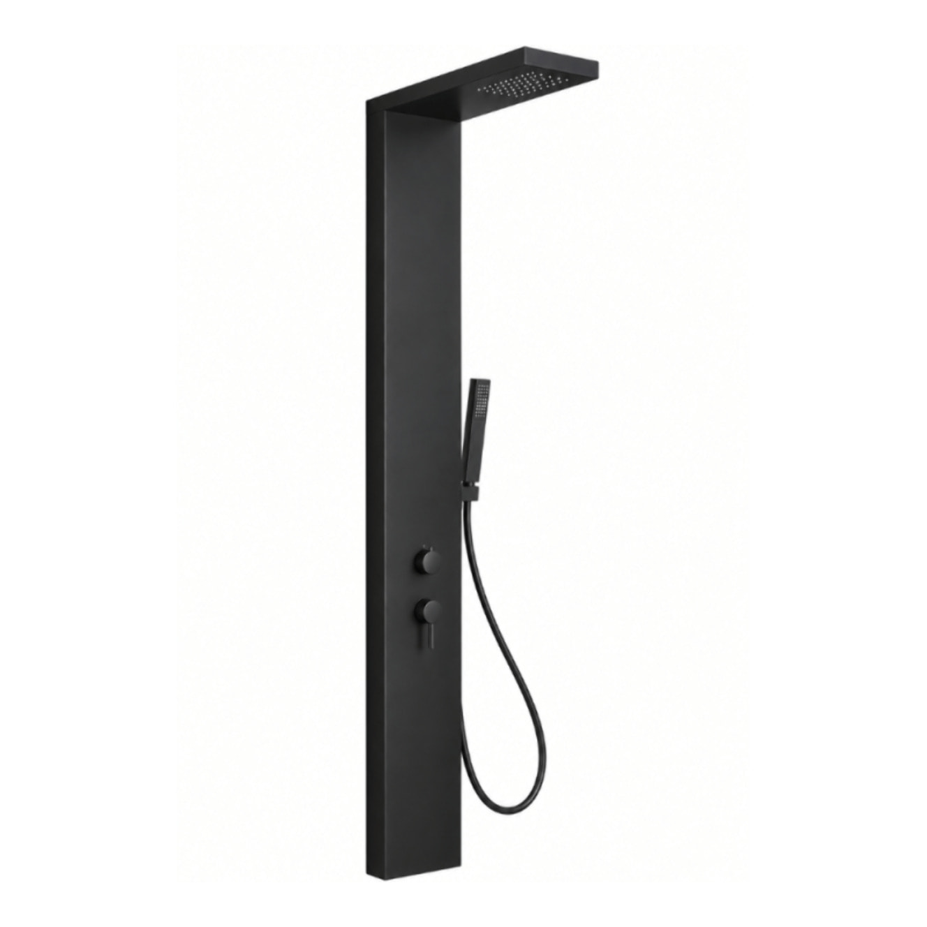 Colonne de douche thermostatique KINEDO Aquastyle noir mat