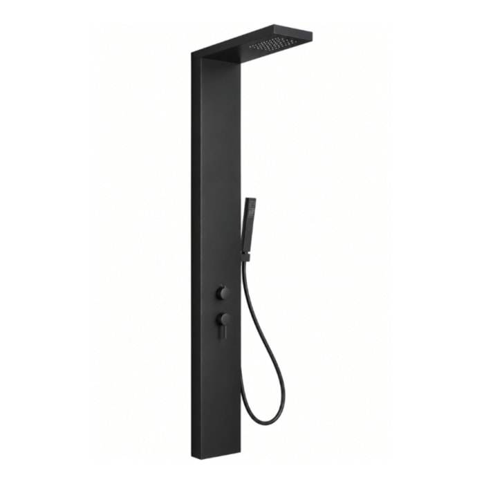 Colonne de douche thermostatique KINEDO Aquastyle noir mat